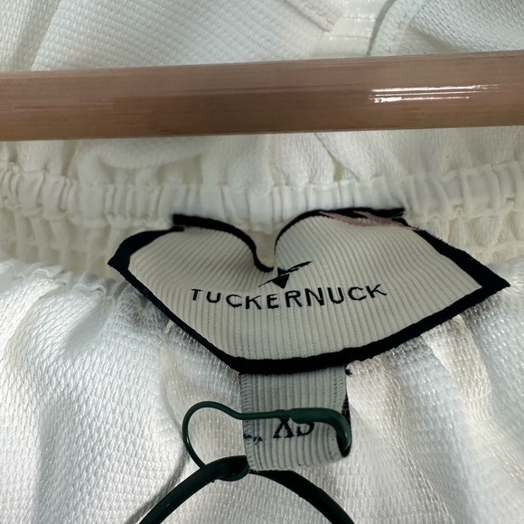 Tuckernuck White Off The Shoulder Marguerite Blouse $128 NWT Extra Small XS - Picture 8 of 10